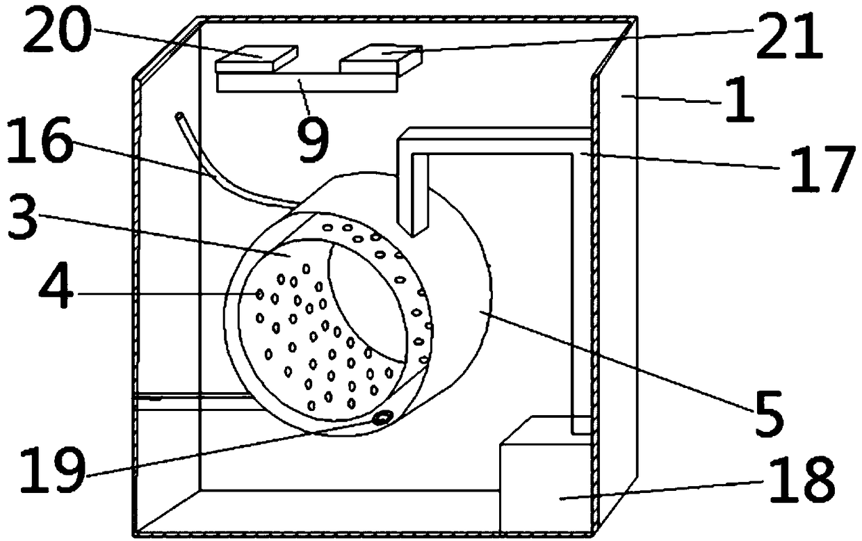 Washing machine with sterilization drying function
