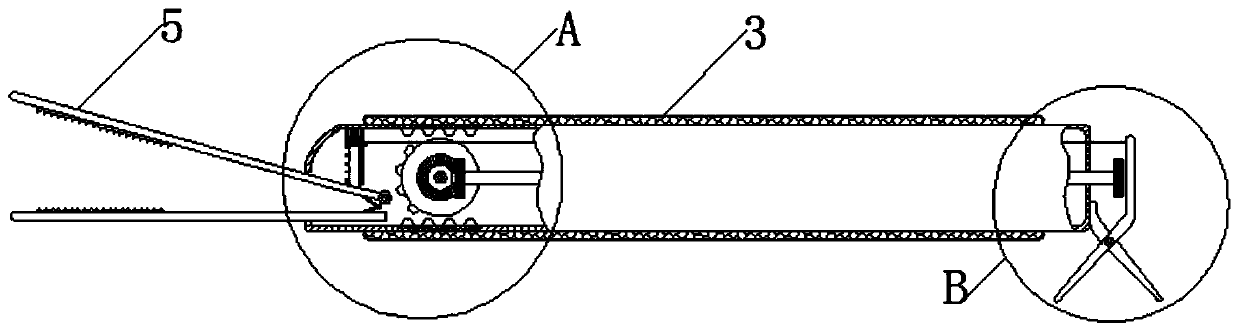 Manually bendable foreign-object taking out device for otolaryngology