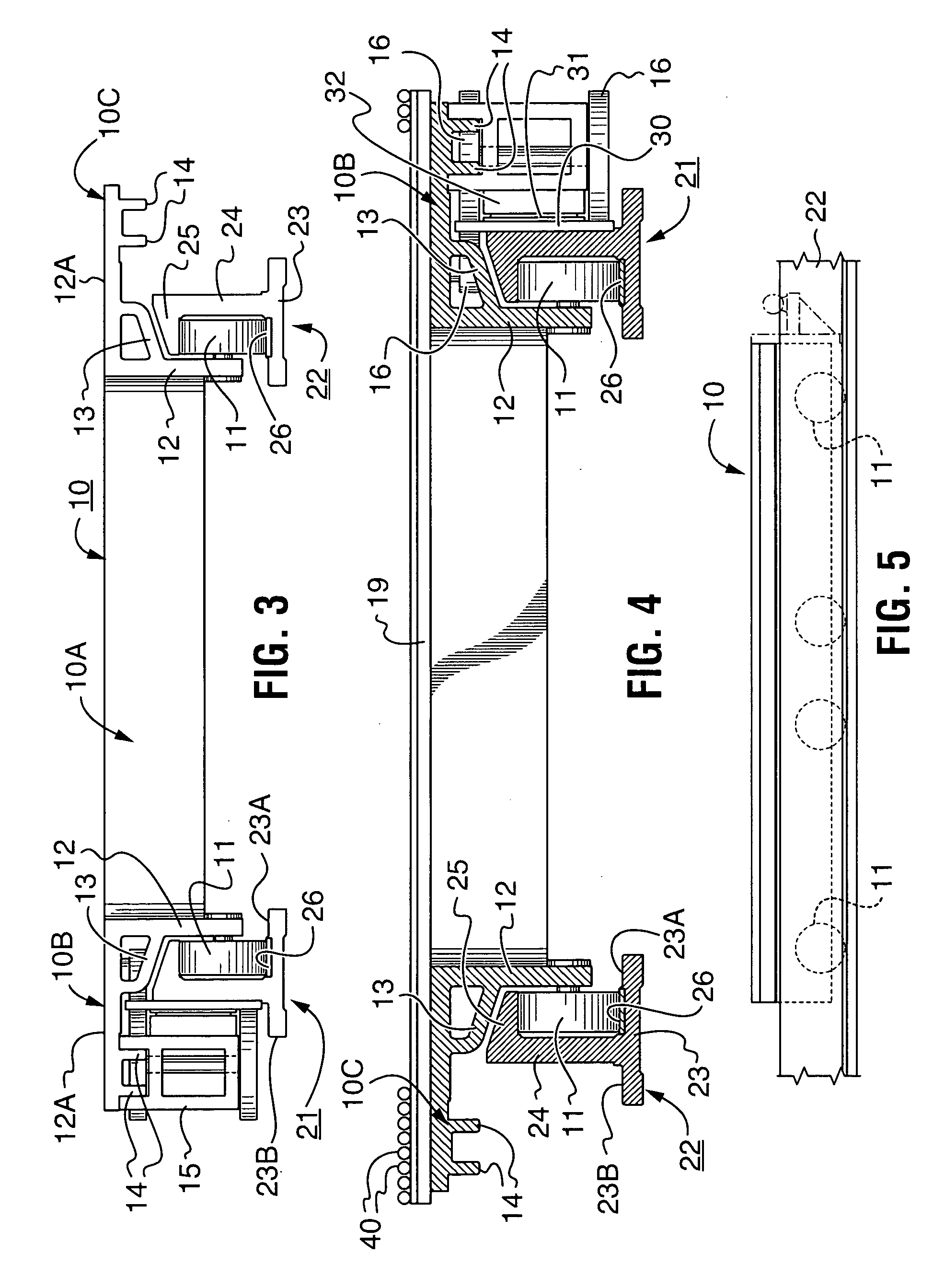 Rail carriage and rail carriage system