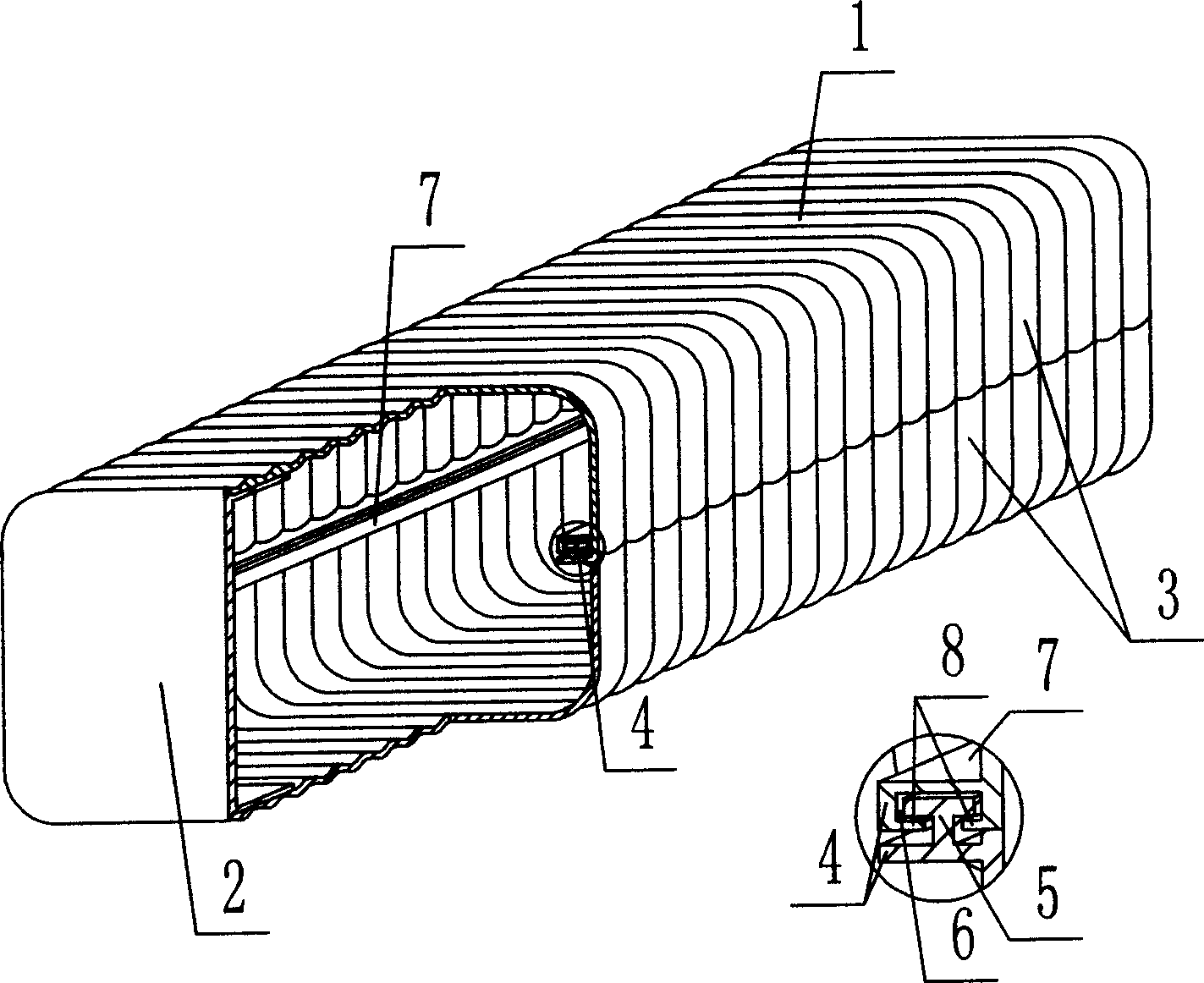 Plastic thin-wall tube