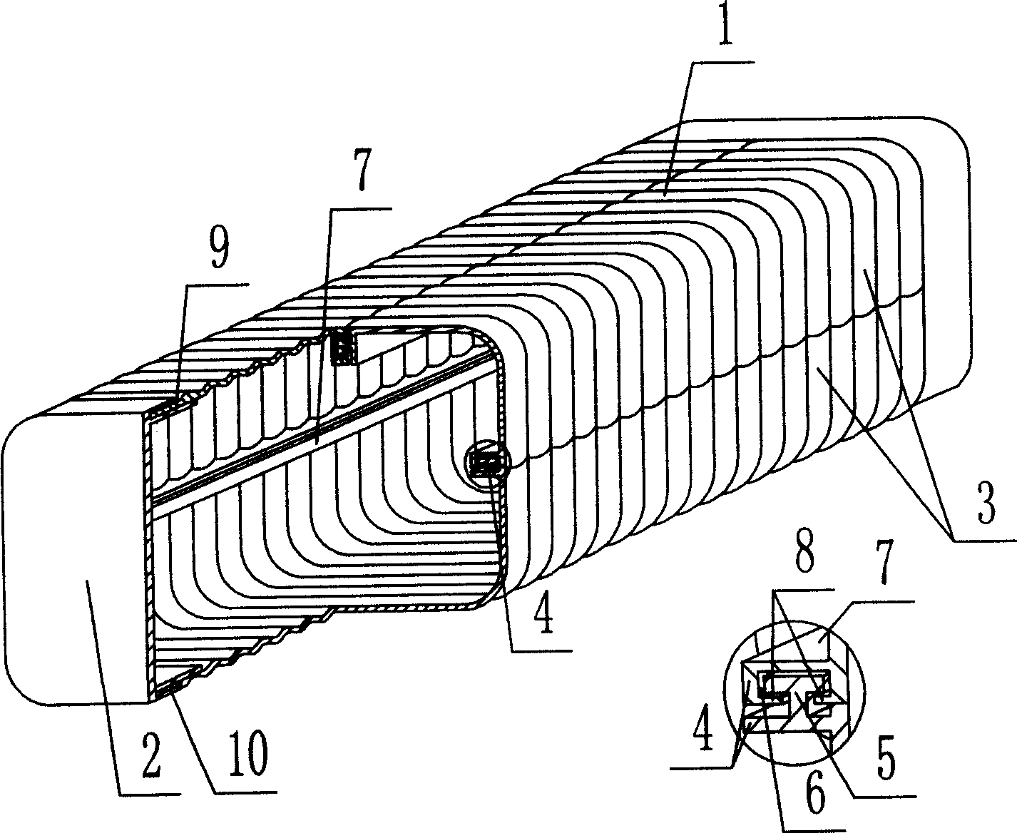 Plastic thin-wall tube