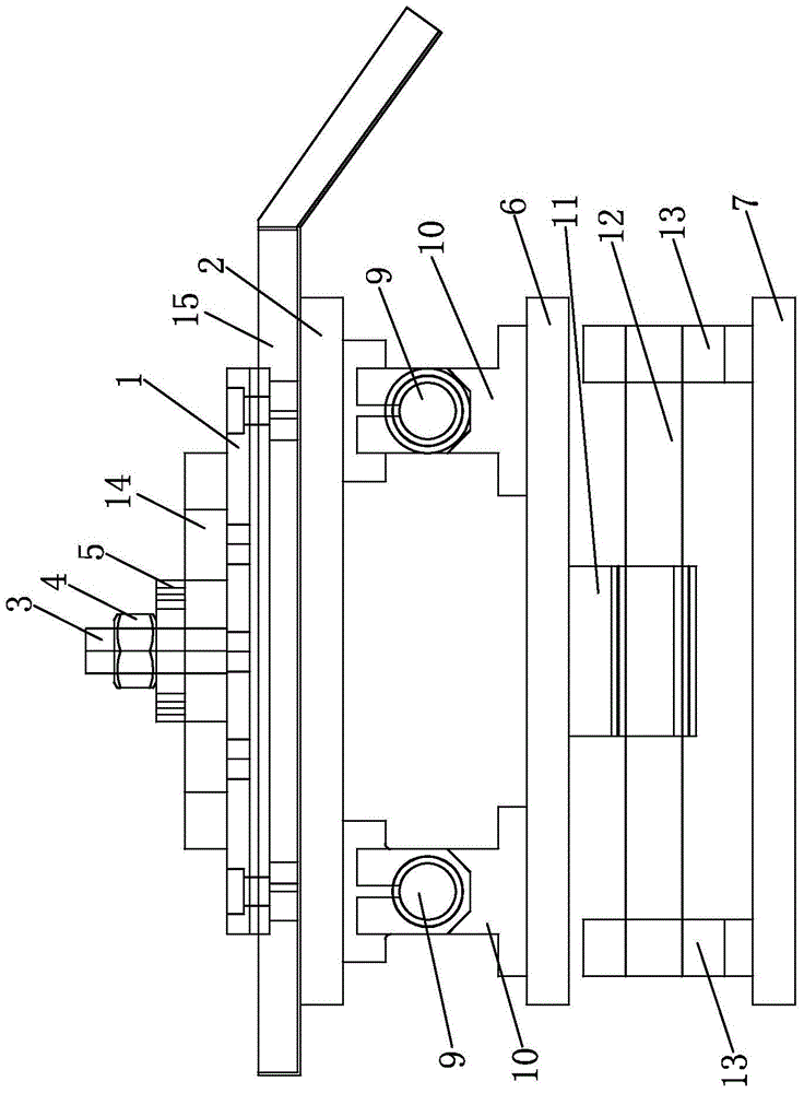 Tapping tooling of automobile engine support