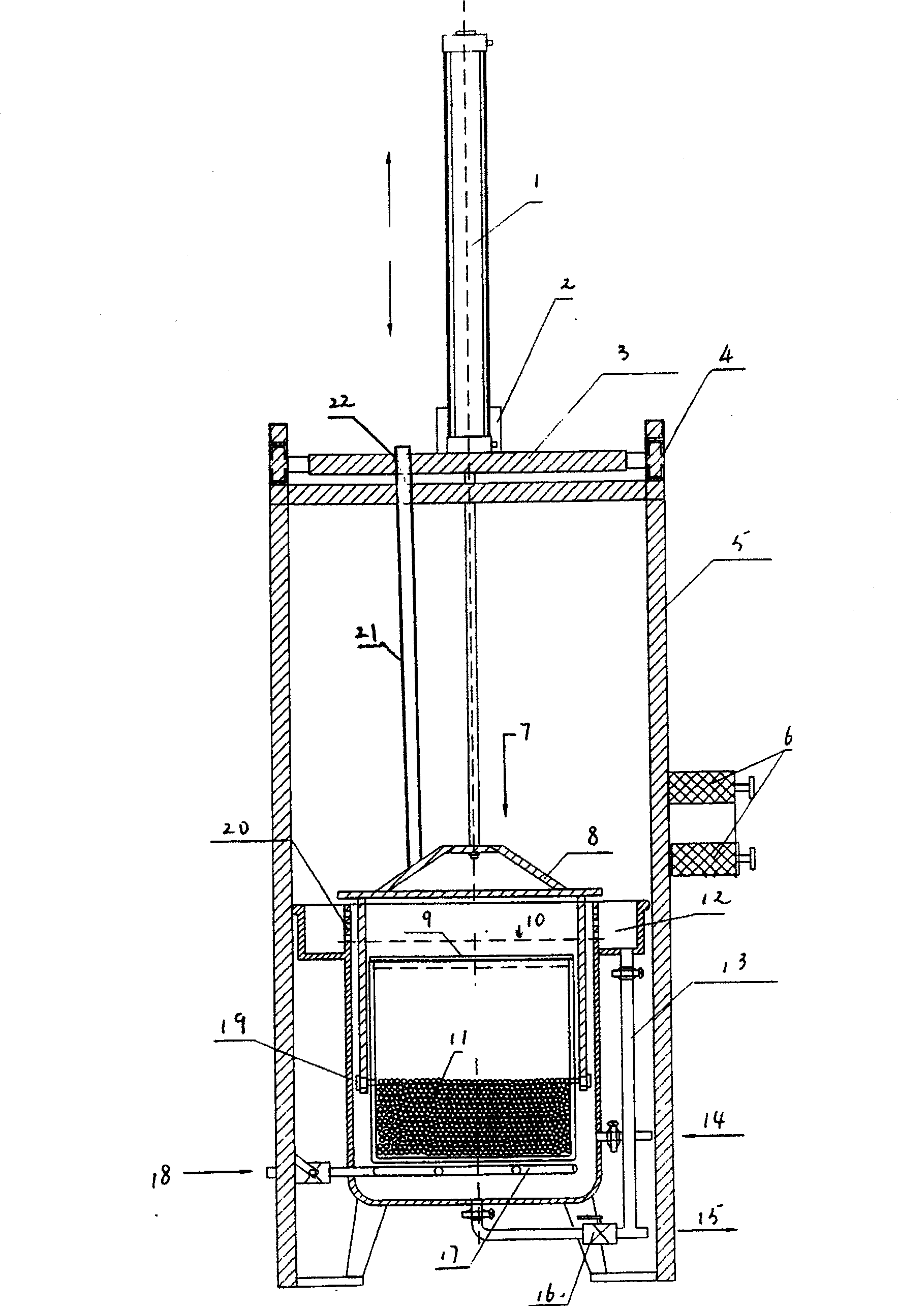 Semi-automatic rubber cork rinsing machine