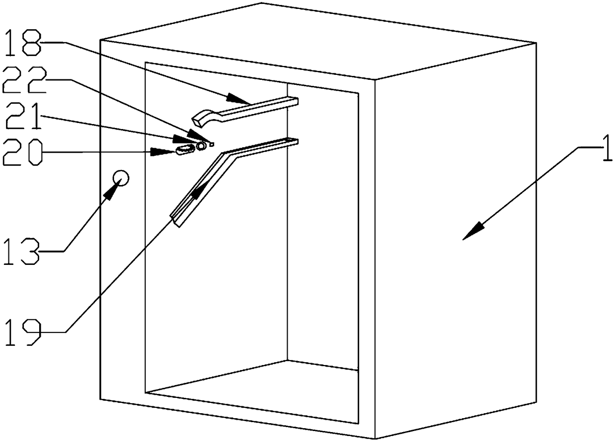 A switch cabinet drawer push-pull structure