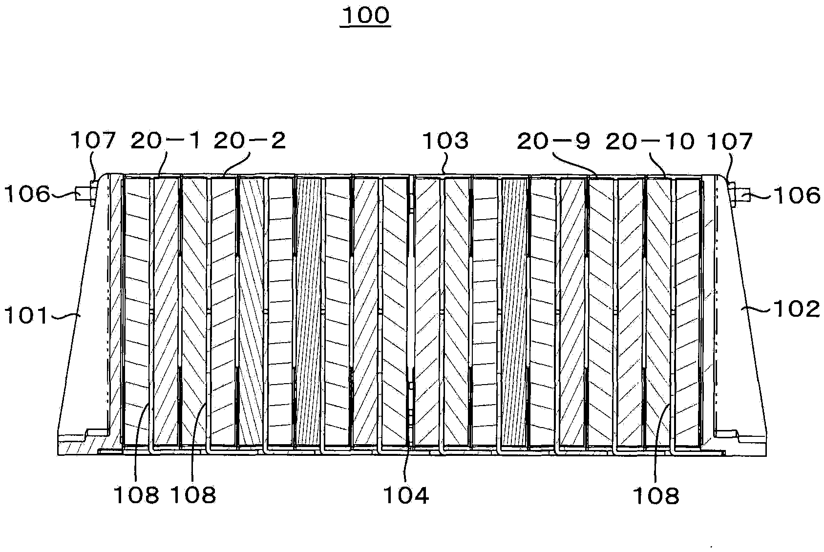 Galvanic unit, galvanic module, power storage system, electronic equipment, electric power system, and electric vehicle