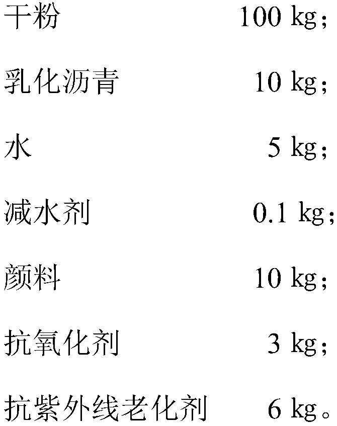 Fade resistant color cast non-pressing pavement material and preparation method thereof