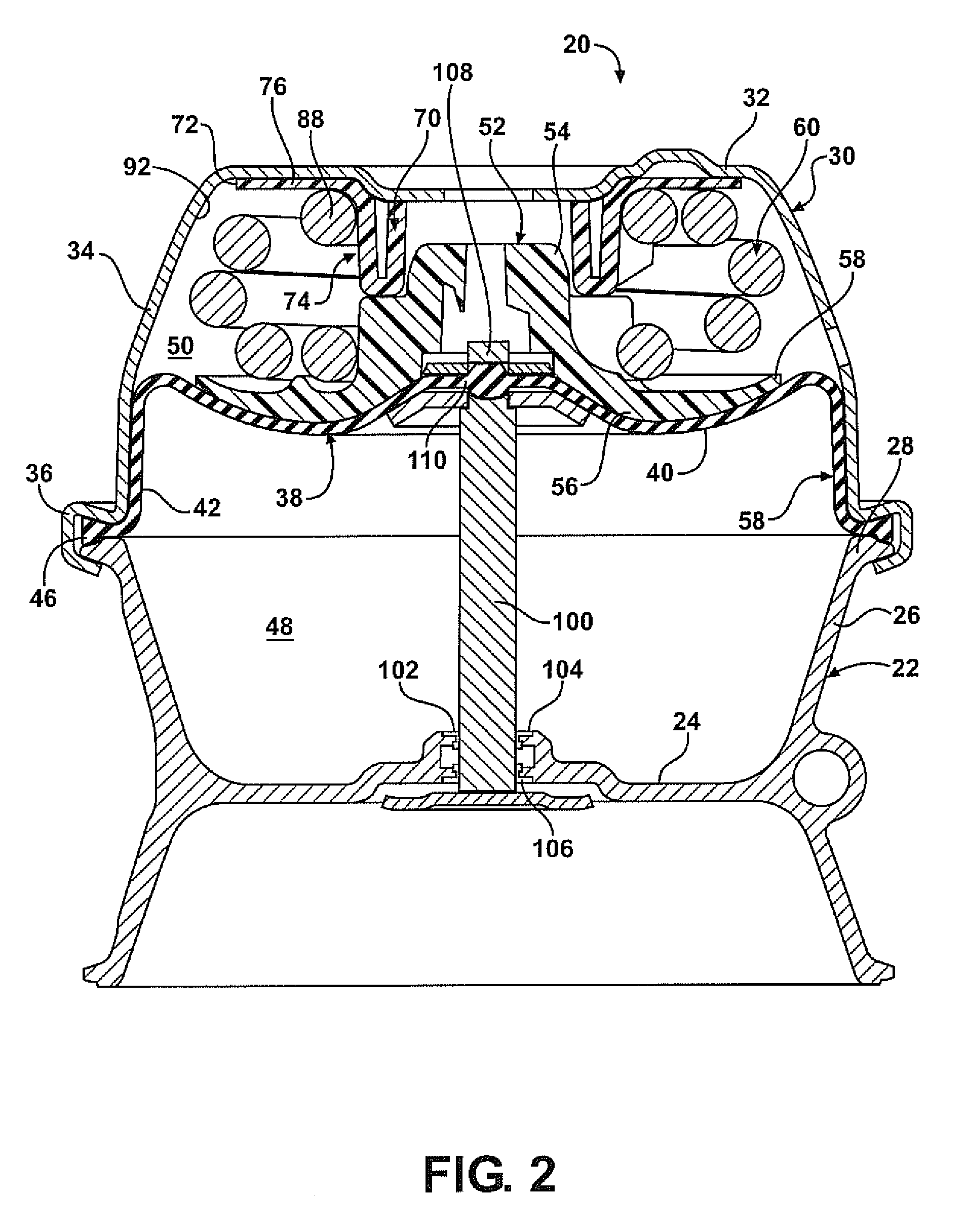 Brake actuator and method of forming the same