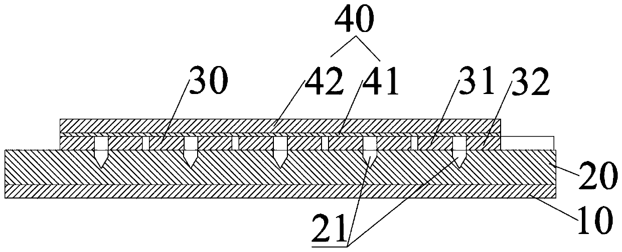 Scorpion seam receptor-based simulation flexible temperature sensor and fabrication method thereof