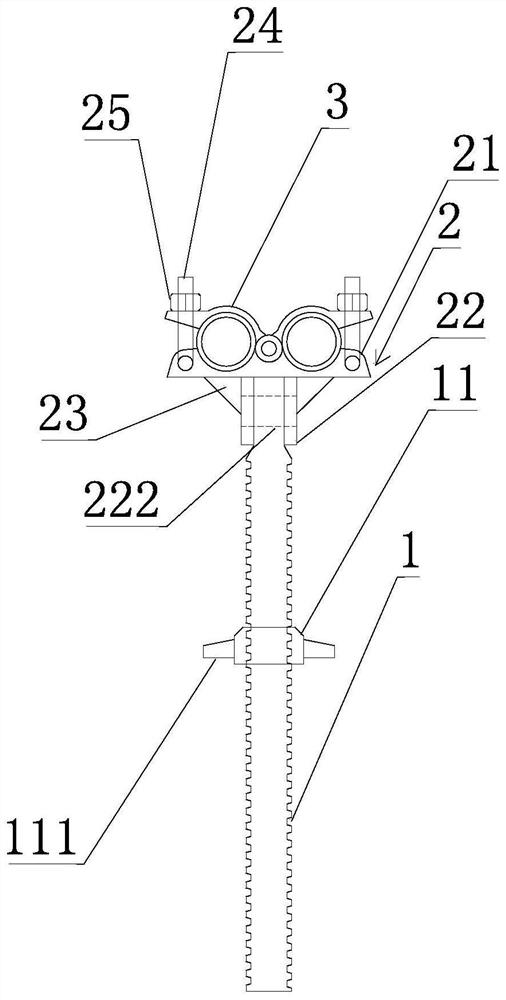 Supporting frame rotary jacking and operation method thereof