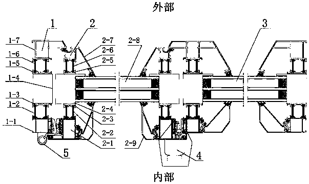 Broken bridge type steel and aluminium alloy fire-resistant window