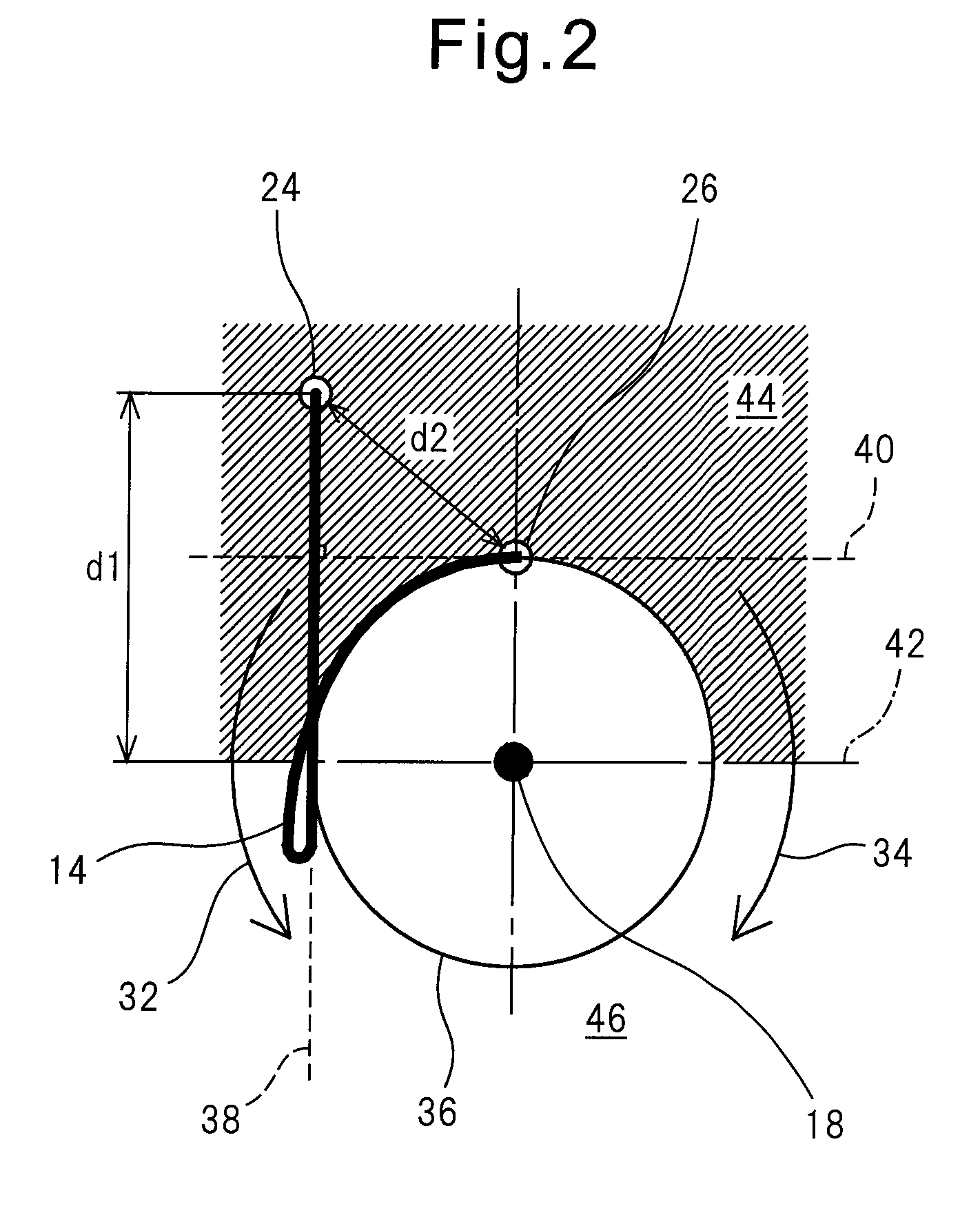 Umbilical member arrangement unit of robot arm section