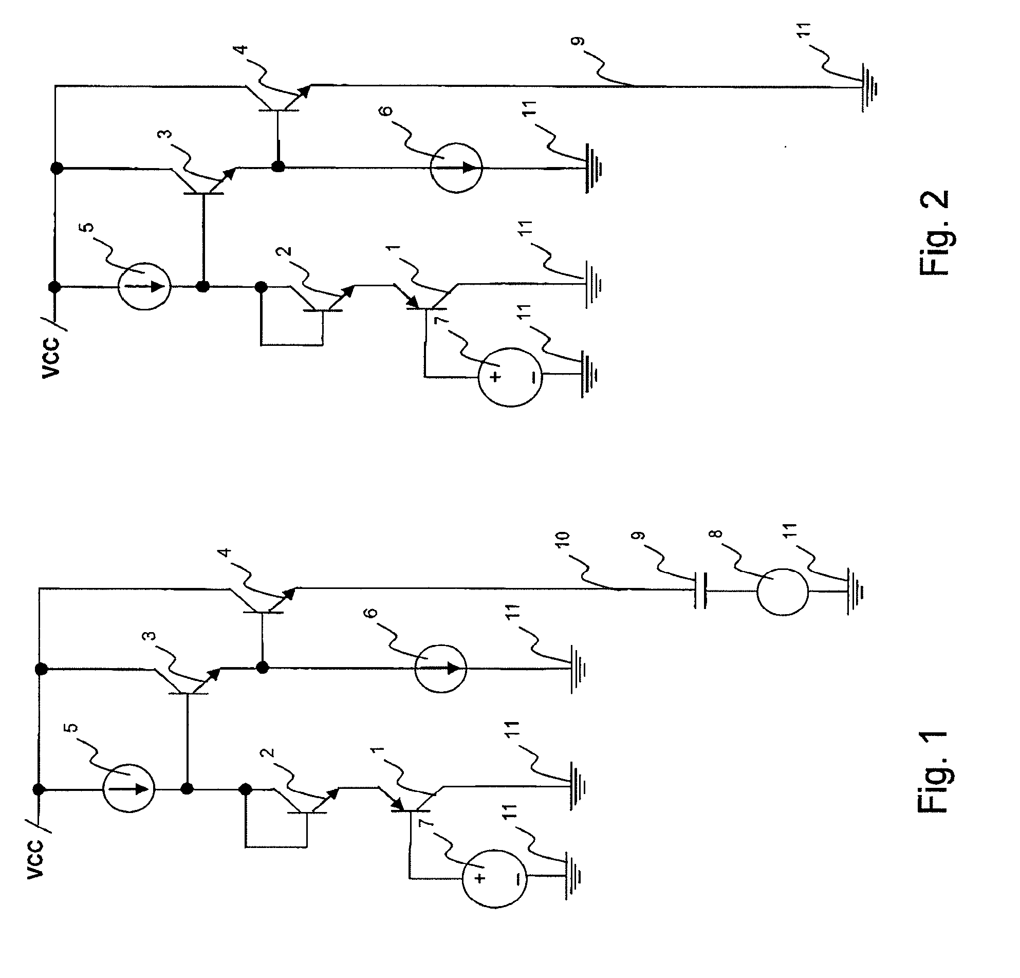 Ground detection circuit for video signal driver to prevent large clamp transistor current