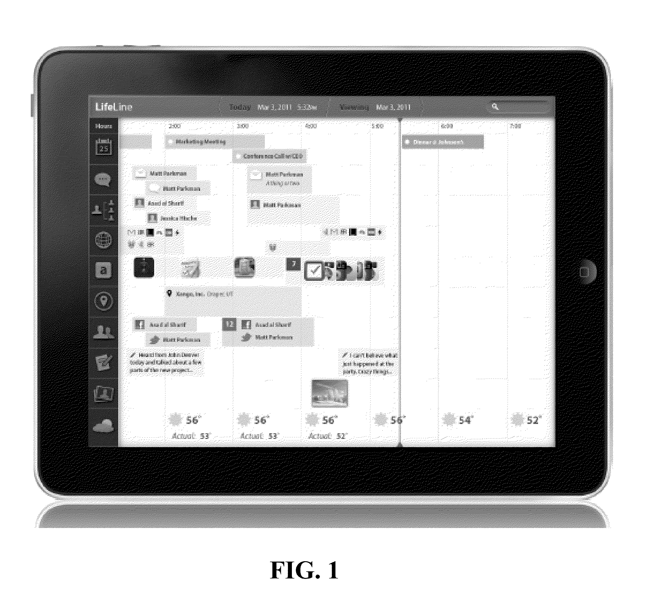 Systems and methods for a scalable, collaborative, real-time, graphical life-management interface