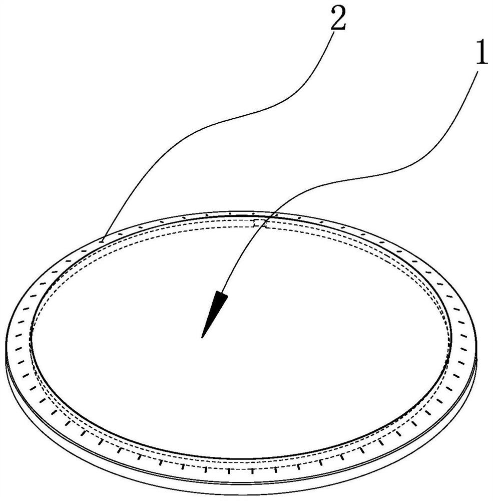 A laser engraving method for the scale of the 3D glass cover of a watch