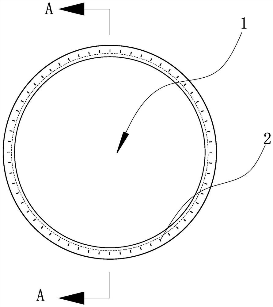 A laser engraving method for the scale of the 3D glass cover of a watch