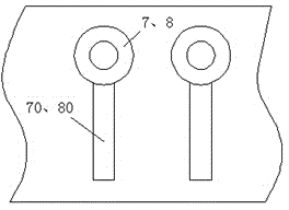 Bending equipment provided with paint spraying device and used for cable for transmitting electric power and bending method of cable