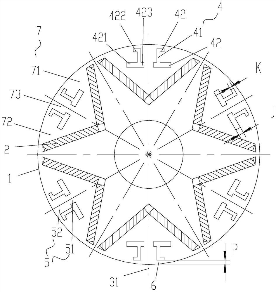 Rotor structure, motor and compressor