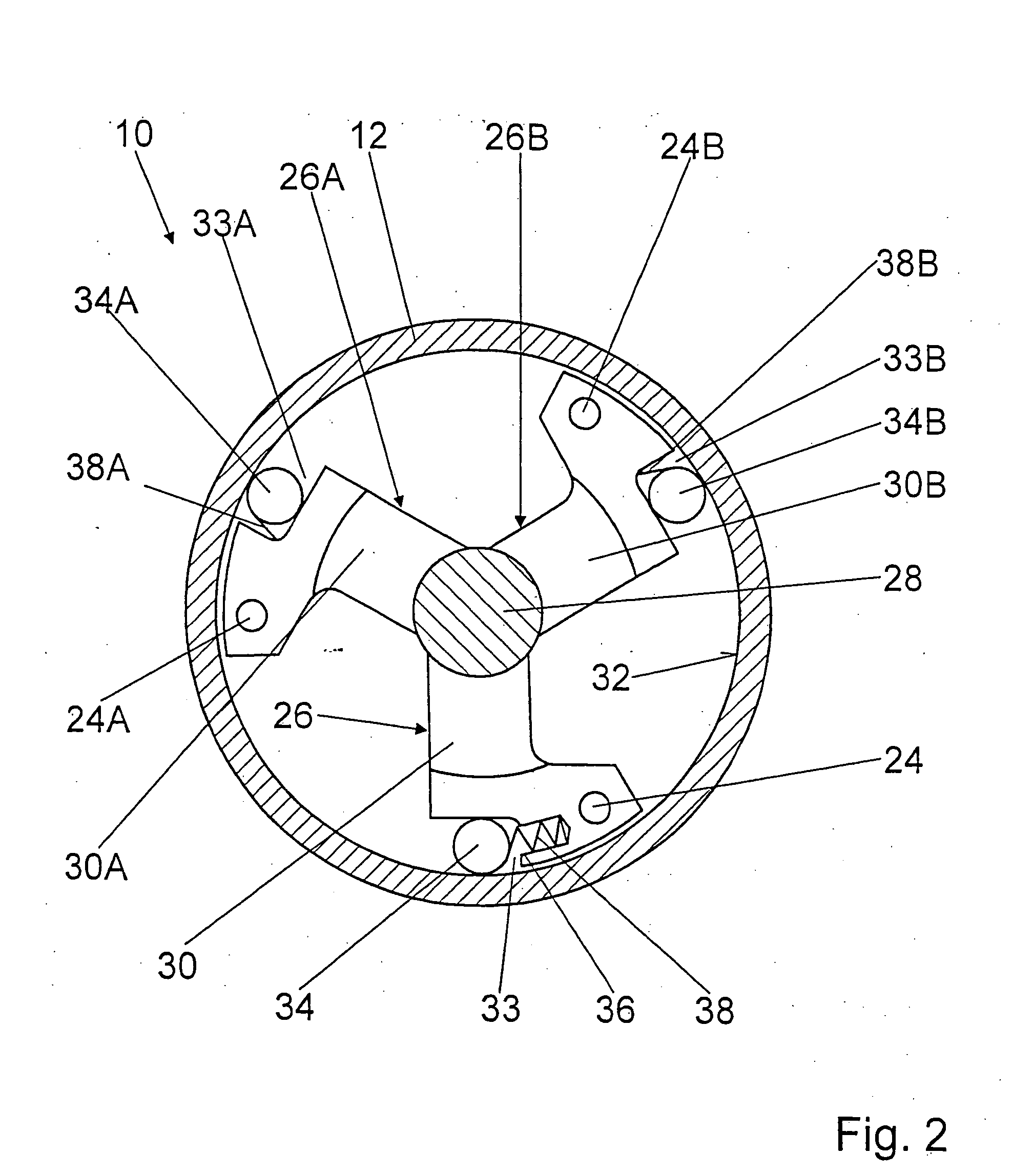Device for driving an output mechanism