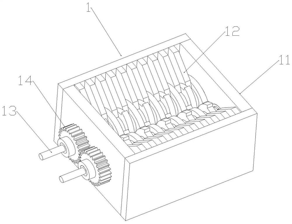 A sorting device for impurities in coal