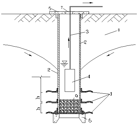 Deformable silt liquefaction-resistant drainage device and using method thereof