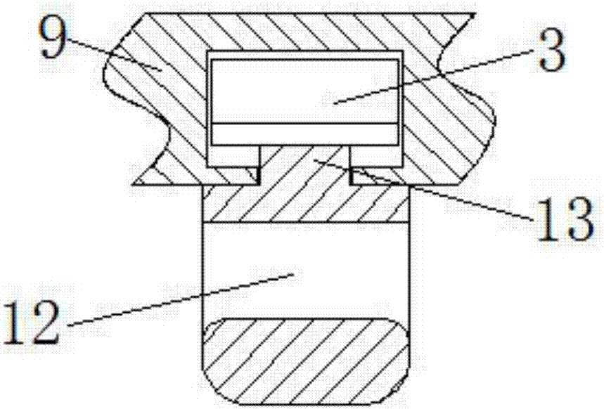 Lock rod structure used in electronic field