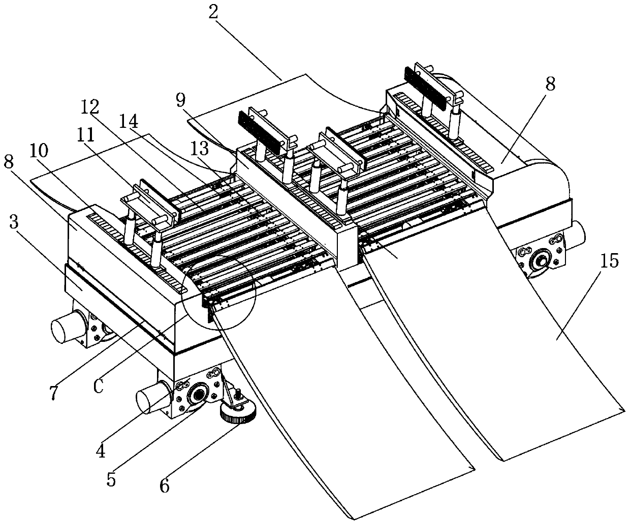 Automobile horizontal-moving device for intelligent parking equipment, and application method thereof