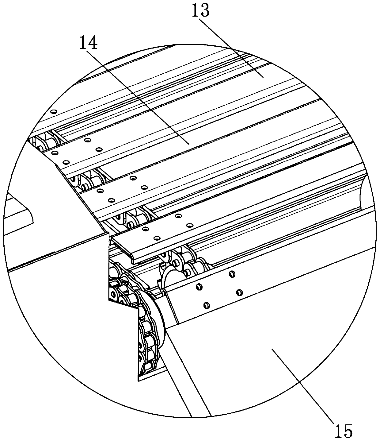 Automobile horizontal-moving device for intelligent parking equipment, and application method thereof