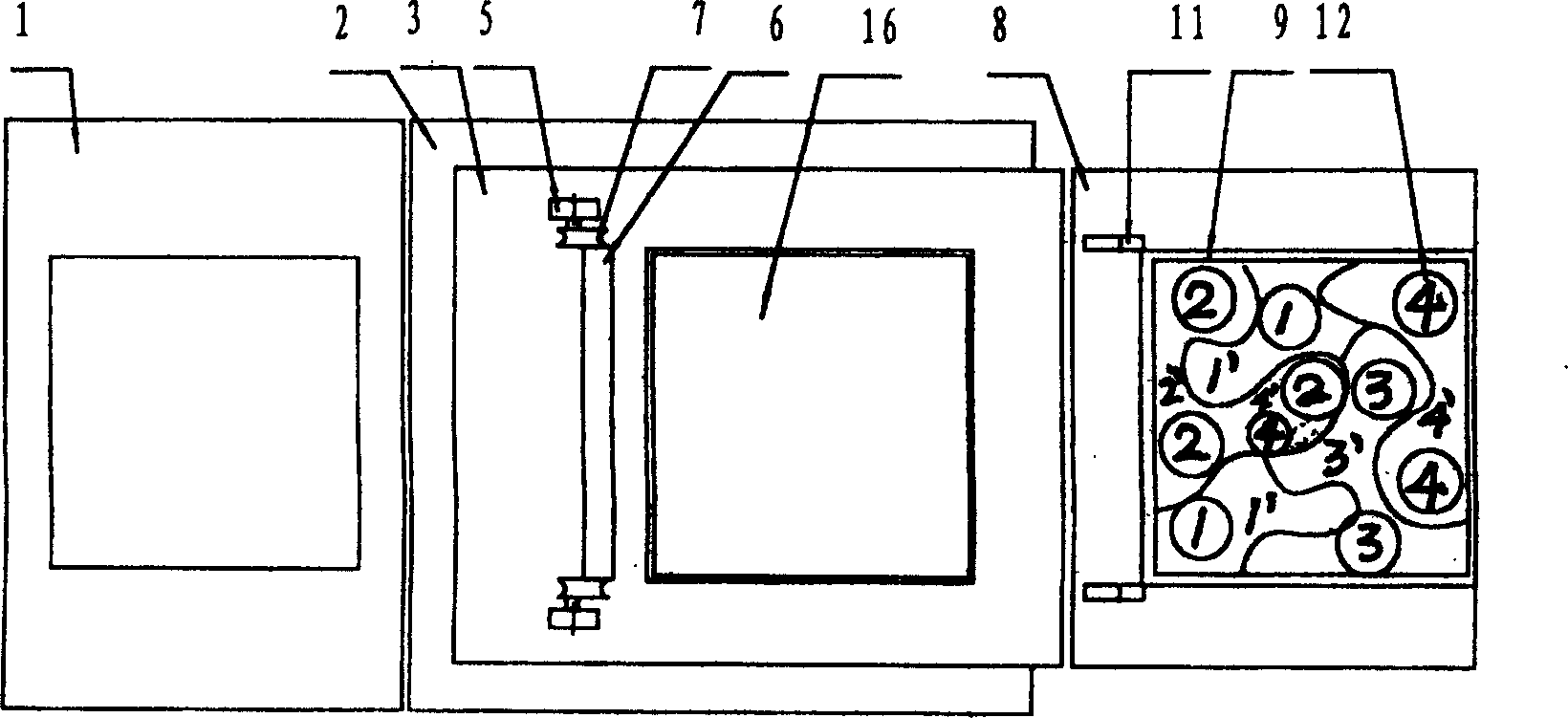 Apparatus and method for processing and forming natural stone pattern payoff ceramics