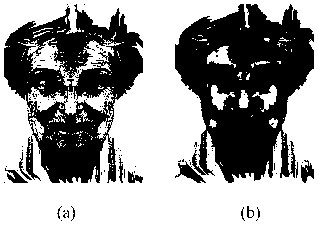 Face aging image processing method and system