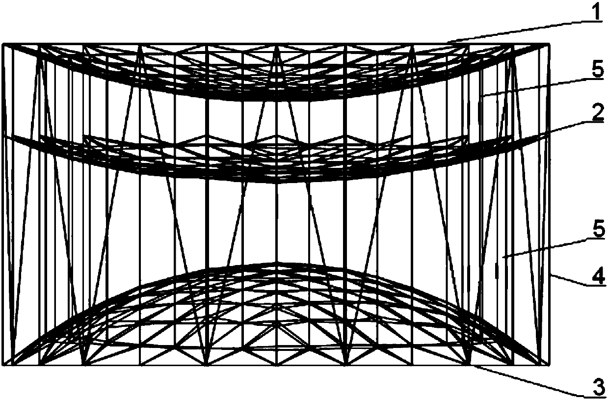 Form-given mesh antenna pretension calculation method