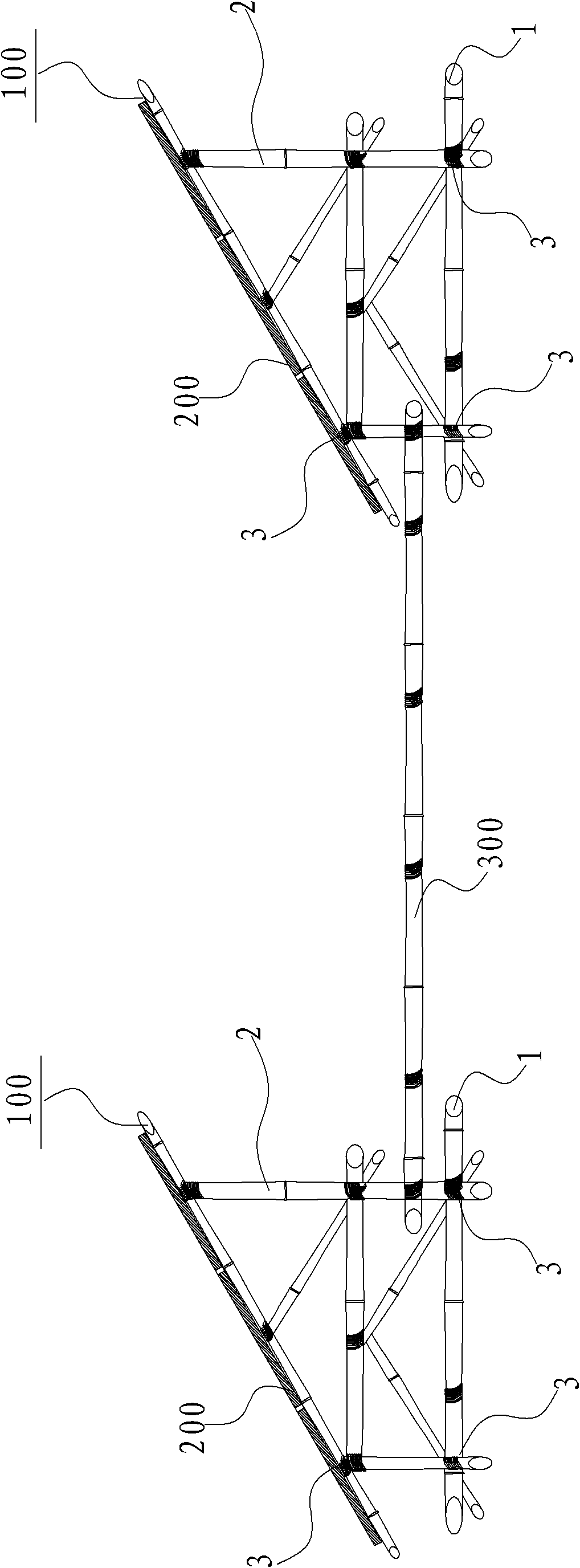 Solar bracket unit and solar cell module with same