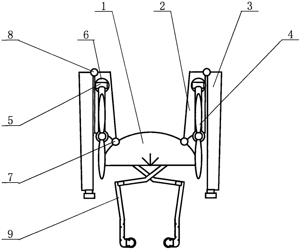 Wing-variable vertical take-off and landing self-grabbing and loading aircraft