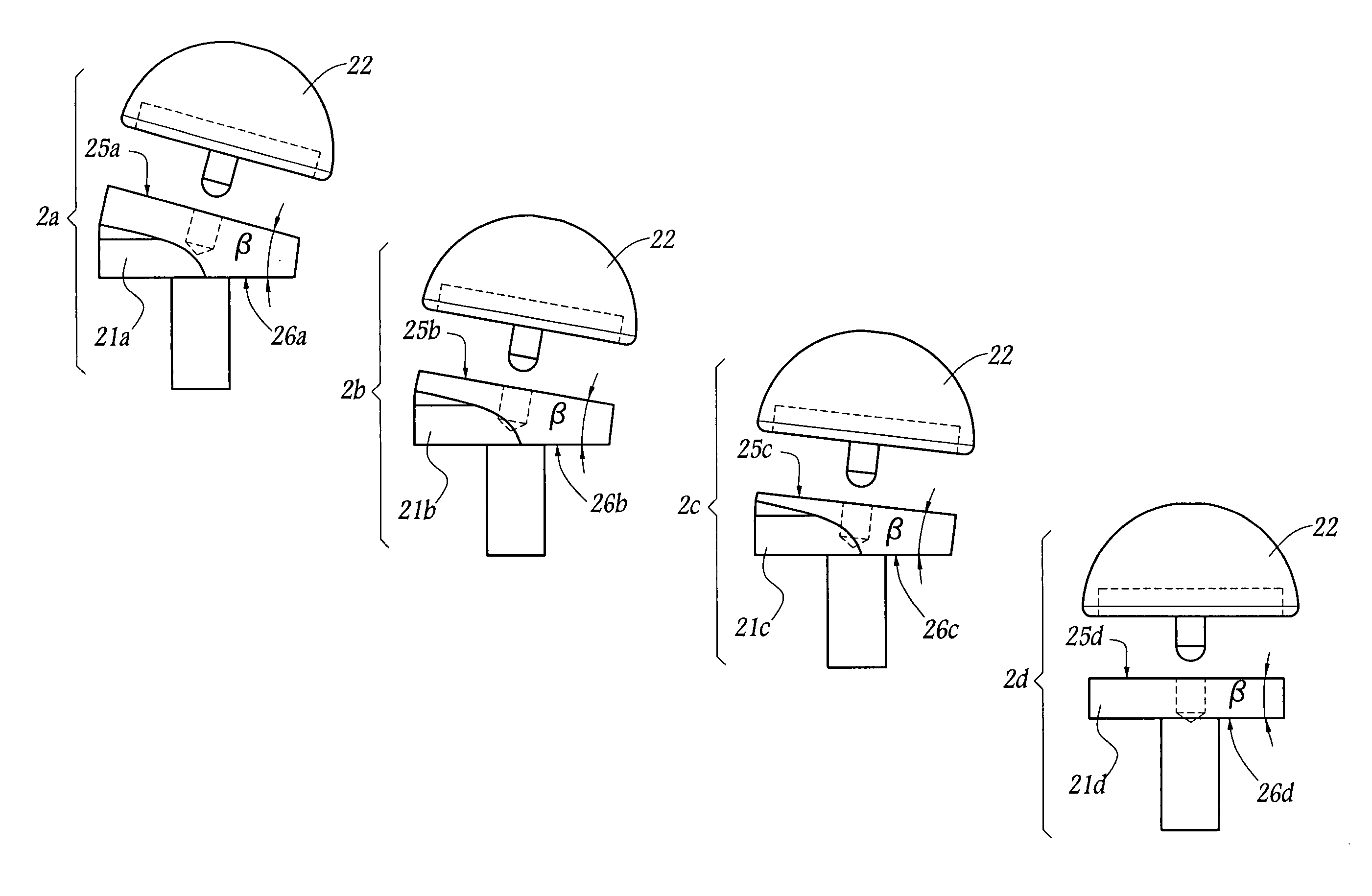Glenoidal component, set of such components and shoulder prosthesis incorporating such a glenoidal component