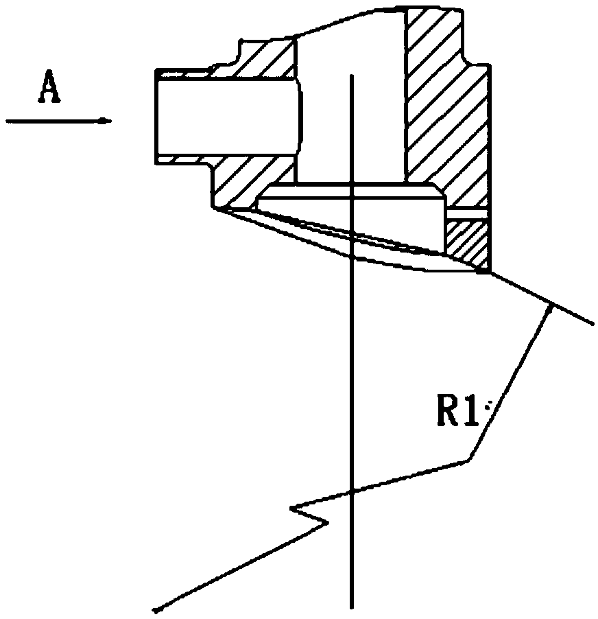 Novel rotating shaft structure of swinging rocket engine