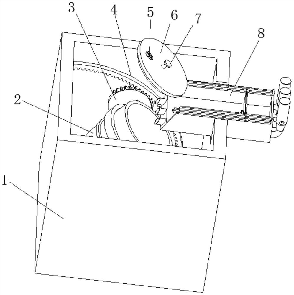 A cooking machine with a vegetable adding device