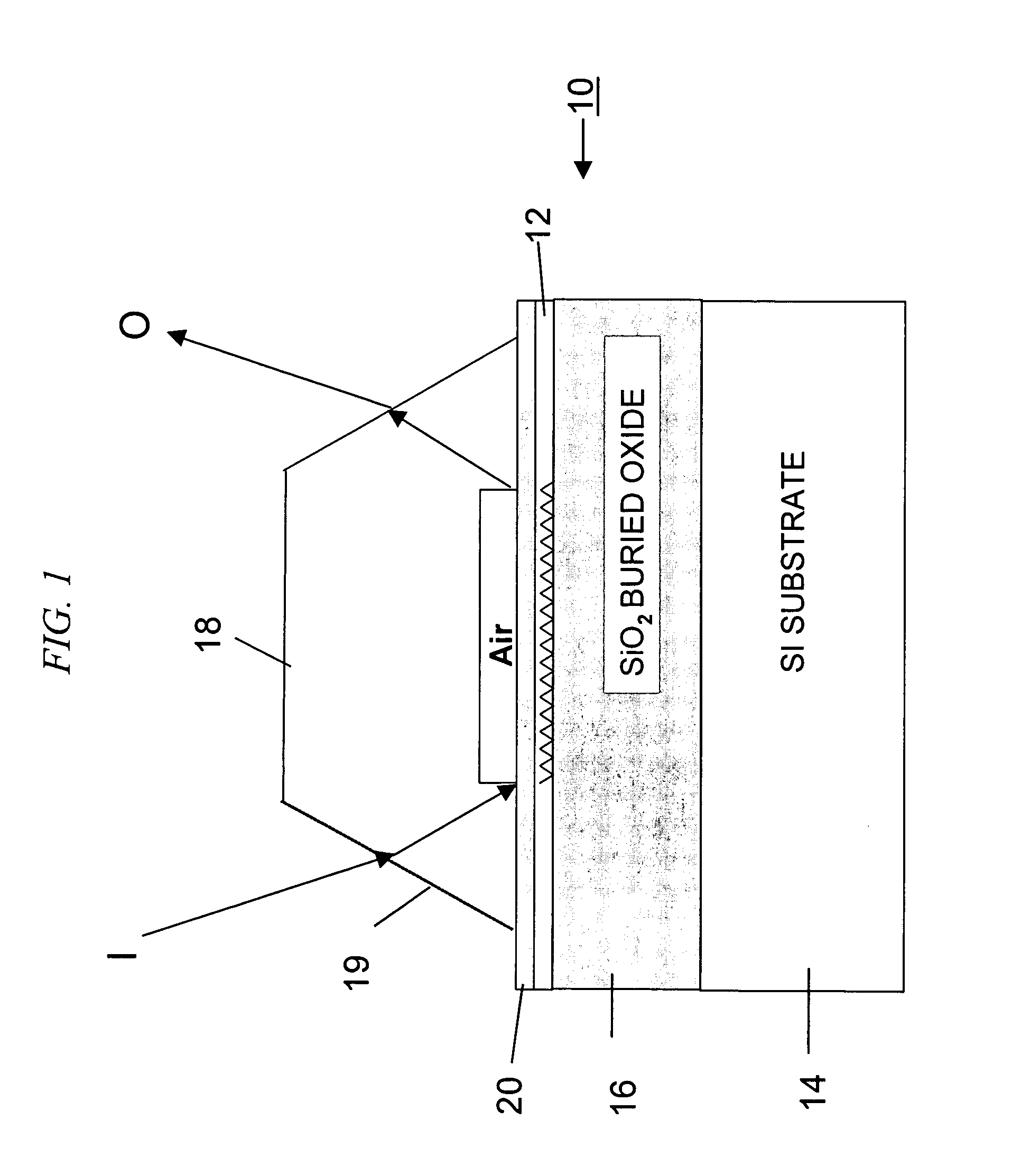 External grating structures for interfacing wavelength-division-multiplexed optical sources with thin optical waveguides