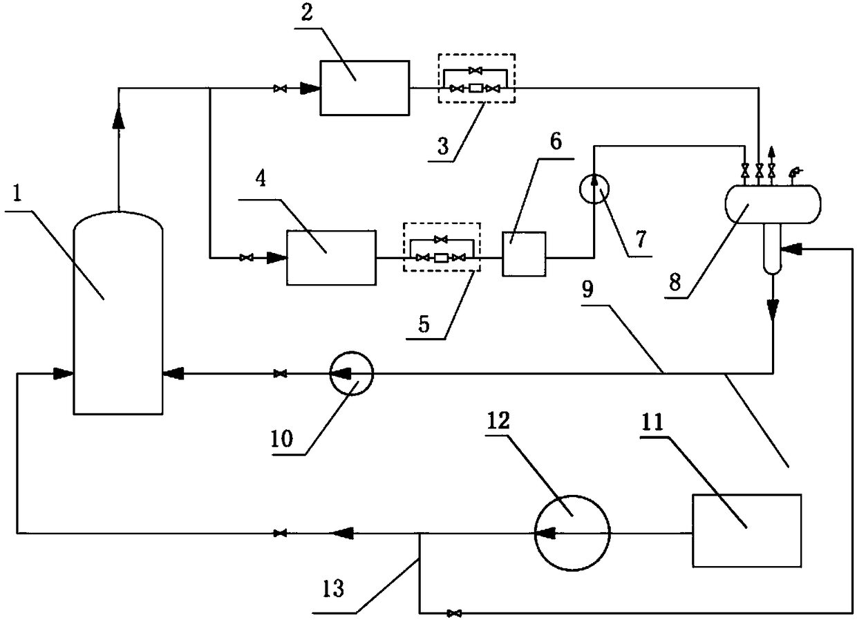 Steam condensation water efficient recovering device