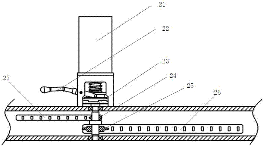 Rail welding seam ultrasonic flaw detection device