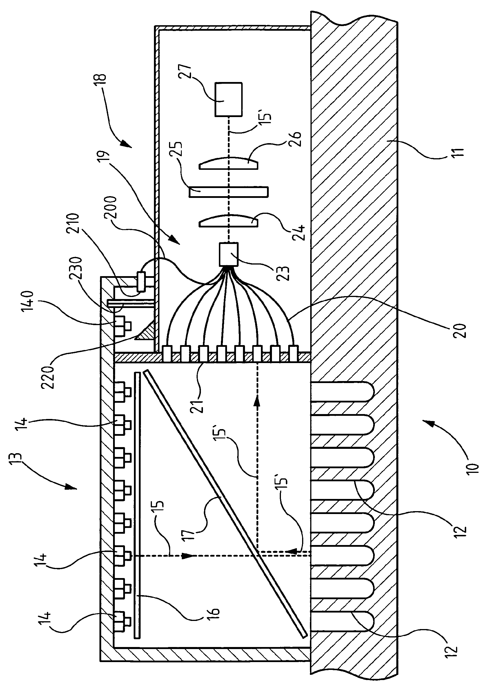 Apparatus for carrying out real-time PCR reactions