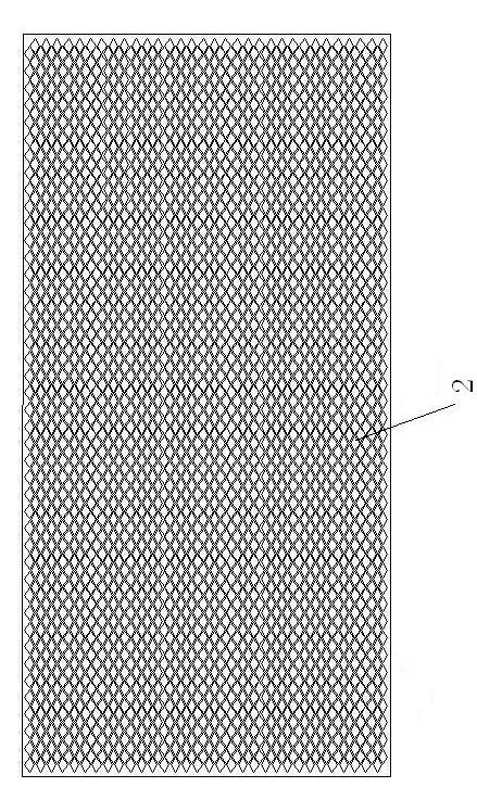 Manufacturing method and device of heat-sealed type grid tea leaf and coffee filter paper