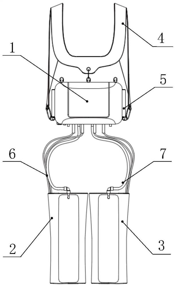 Wearable flexible knee joint assisting suit