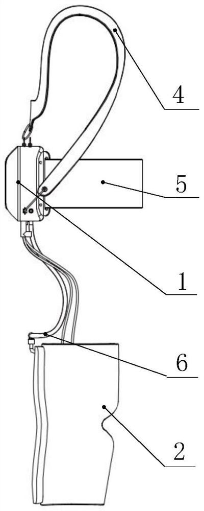 Wearable flexible knee joint assisting suit