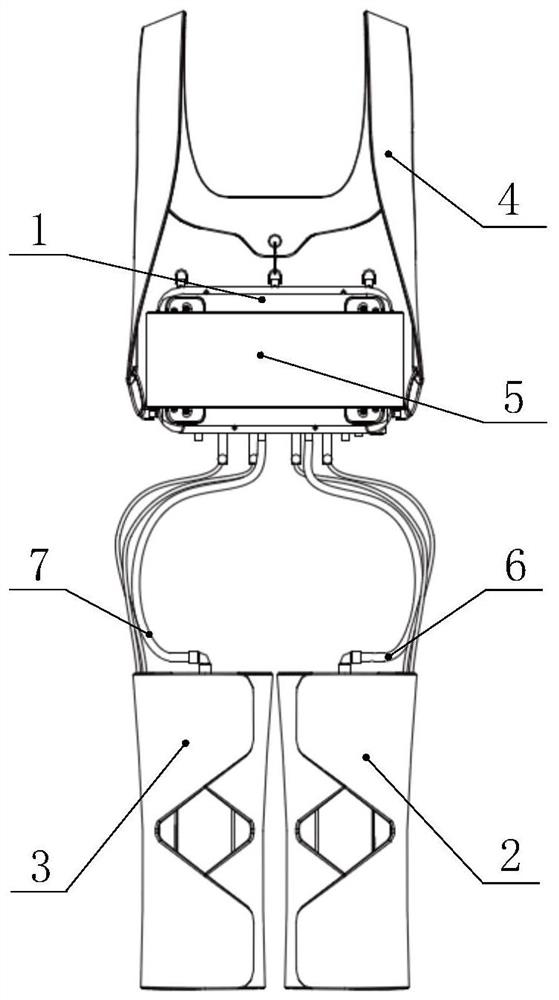 Wearable flexible knee joint assisting suit