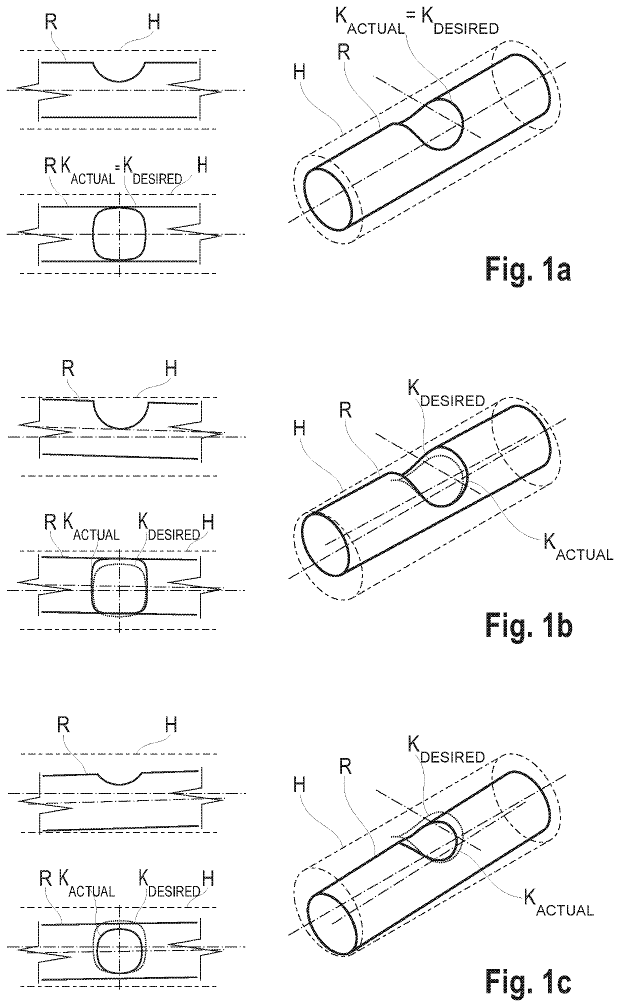 Method for trimming a bent tube