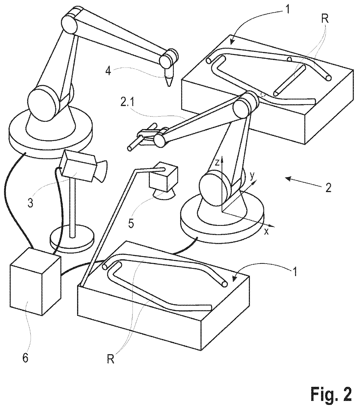 Method for trimming a bent tube