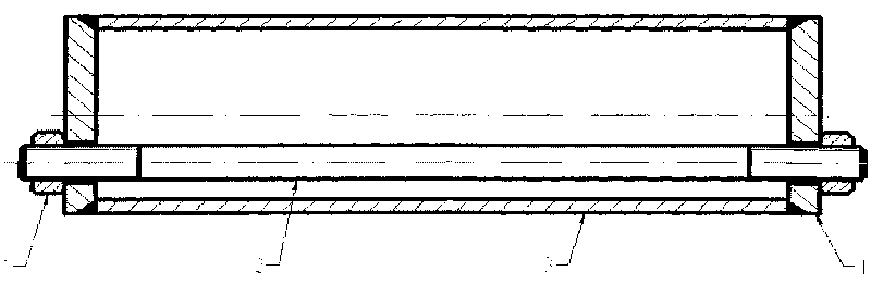 Method for correcting bending deformation of thin and long thin walled pipe under gravity force