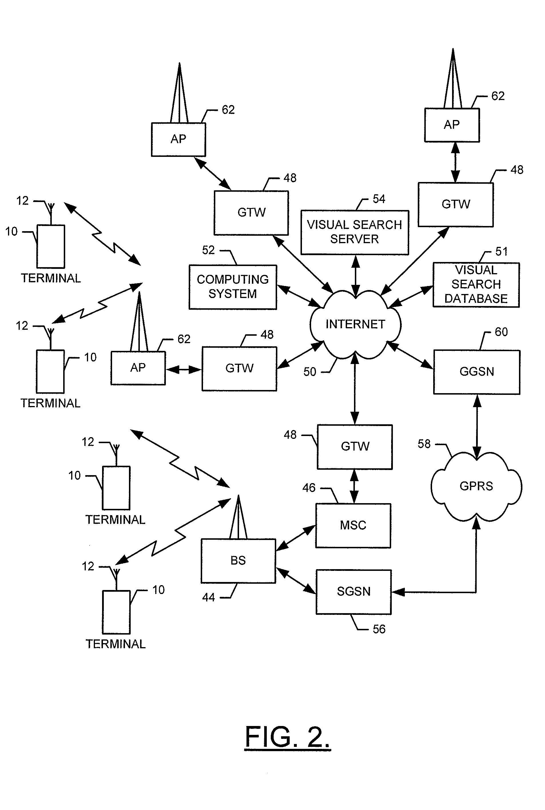 Method, apparatus and computer program product for multiple buffering for search application