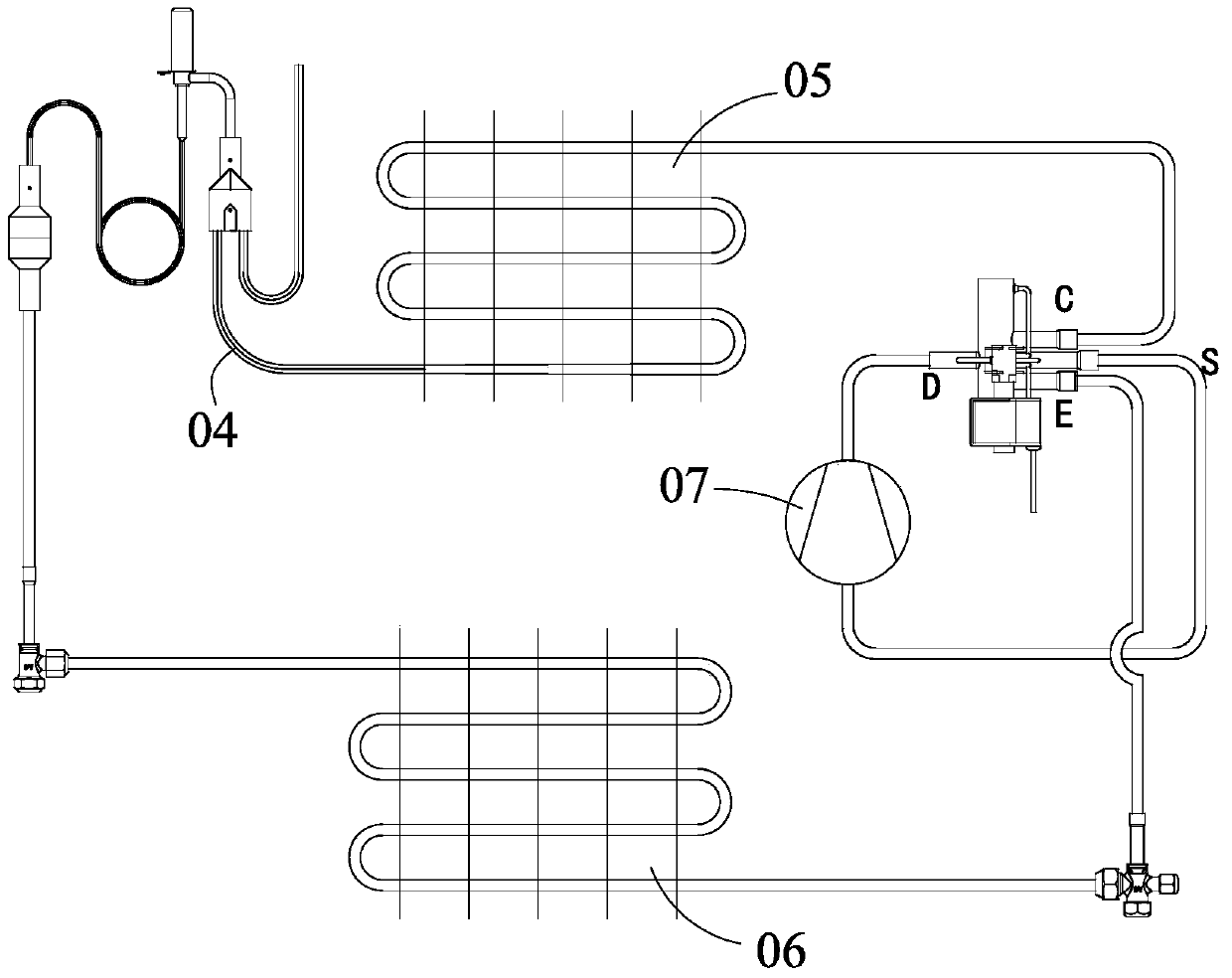Electronic expansion valve for air-conditioning system and its air-conditioning system