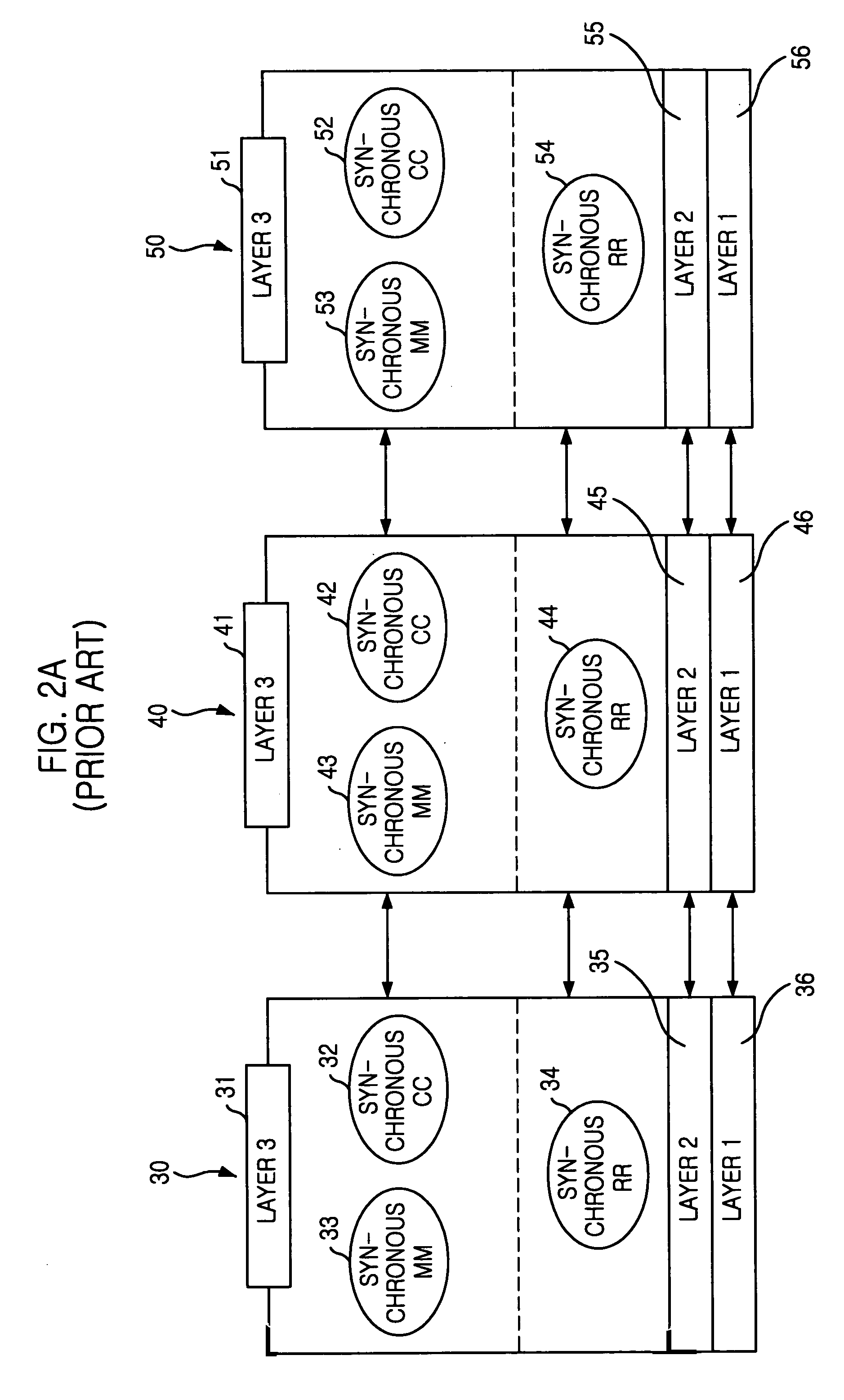 Method for interfacing asynchronous mobile communication system with at least one core network