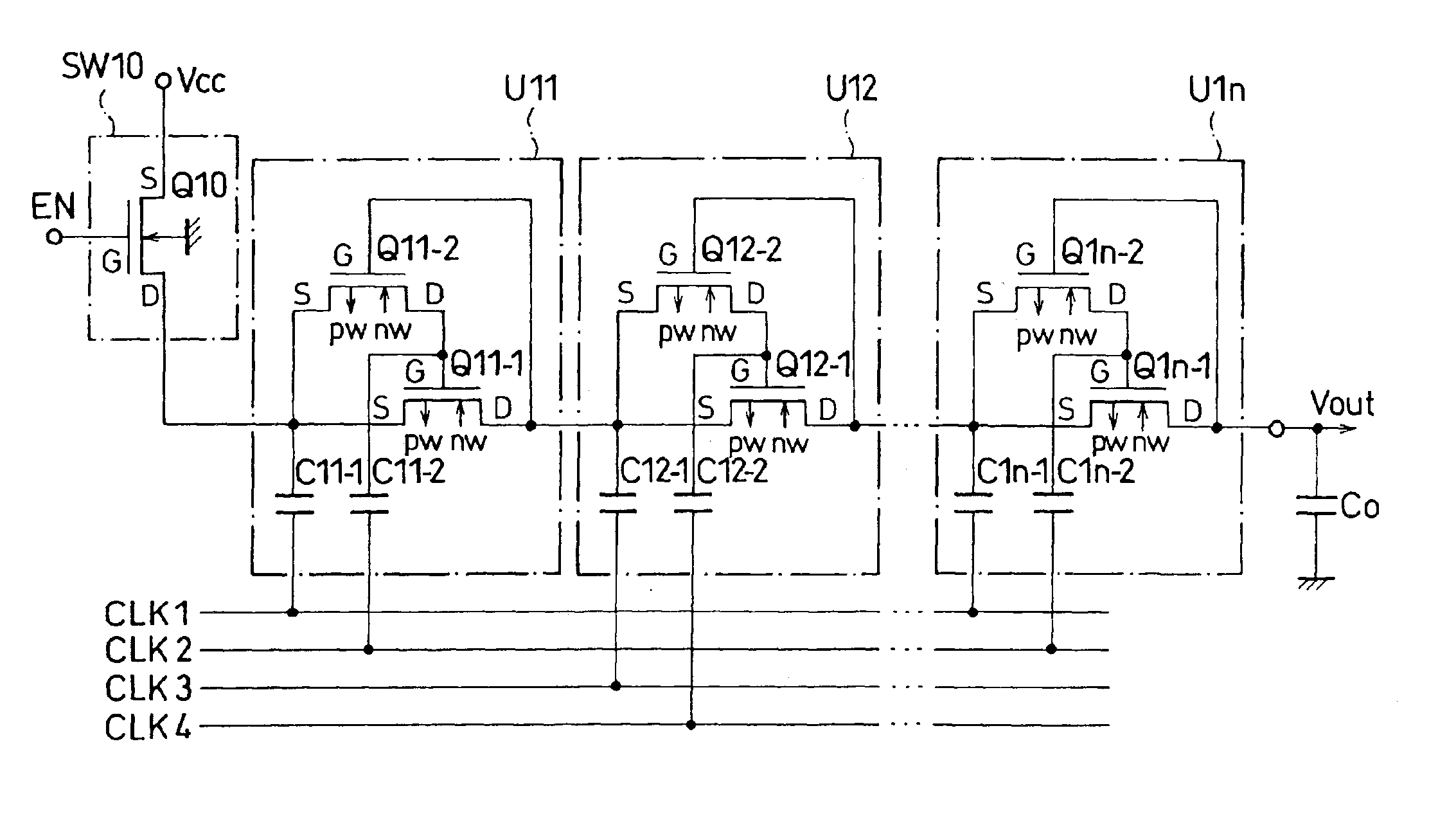 Semiconductor device equipped with a voltage step-up circuit